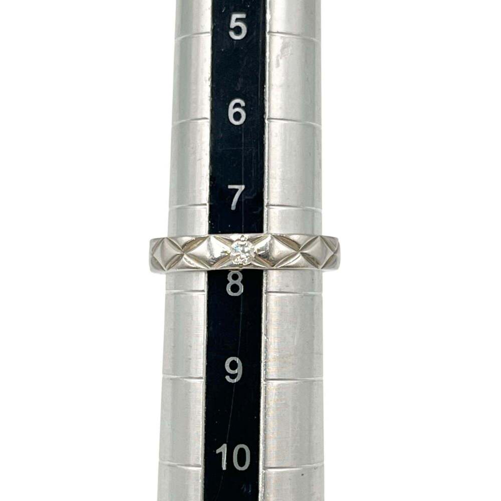 CHANEL Silver Diamond Ring #48 - Picture 8 of 9